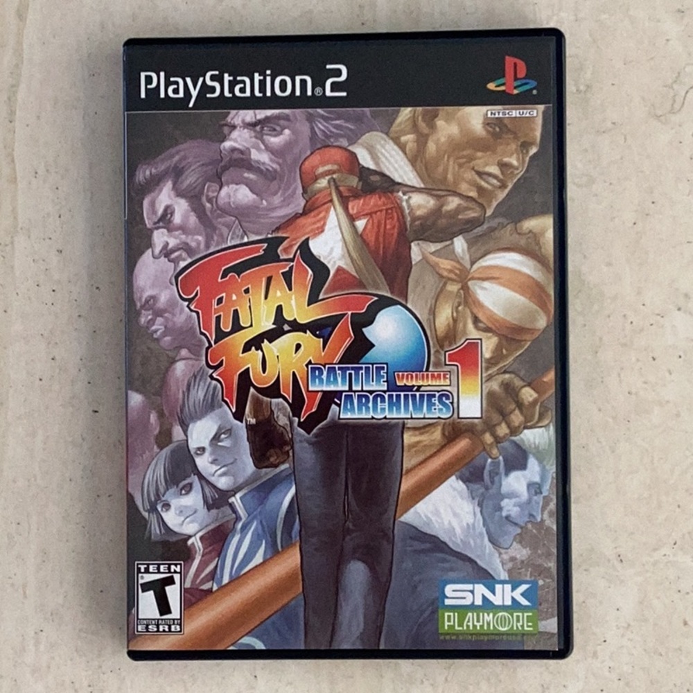 Fatal Fury Battle Archives Volume 1 PlayStation 2 Game PS2 Complete Sony